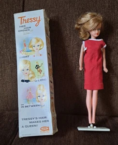 Vintage 1965 Original Tressy Grow Hair Doll Original Box Style 1200 - Picture 1 of 3