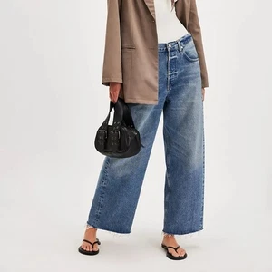 Citizens of Humanity Ayla Raw Hem Crop Jeans Doheny Medium Blue 25 - Bild 1 von 16