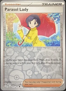 Parasol Lady 169/182 SV04: Paradox Rift Reverse Holo - Pokémon Karte - Bild 1 von 2