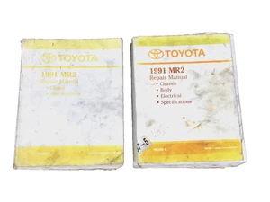 Toyota MR-2 1991 OEM Shop Service Repair Manual Engine Guide Wring Diagrams Body - Bild 1 von 13