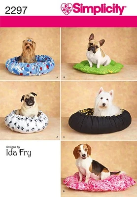 Simplicity 2297 Dog Beds Sewing Pattern Uncut - Image 1 of 2