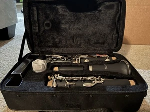 Clarinete Mendini de Cecilio Principiante Bb Negro Cuerpo de Ebonita con Estuche - Excelente - Imagen 1 de 5