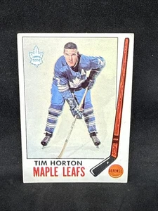 1969-70 Topps Tim Horton #45 Toronto Maple Leafs EX - Picture 1 of 2