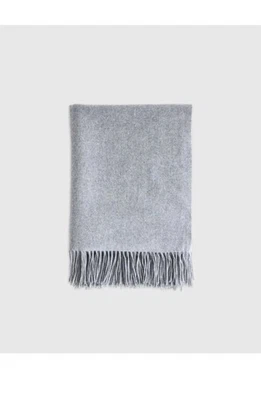 Cobertor de cashmere marmelo cinza 50x60 US$ 140 preço de varejo - Imagem 1 de 3