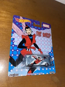 2018 Hot Wheels Pop Culture Marvel The Wasp VW Volkswagen T1 Panel Bus - Picture 1 of 7
