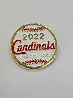 St Louis Cardinals 2022 Season Ticket Holder Badge Pin MLB Baseball - Image 1 of 4