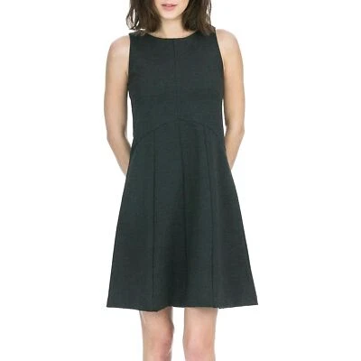 NWT LILLA P Grey Seamed Sleeveless Midi Dress, Size XS, $190 - Изображение 1 из 4