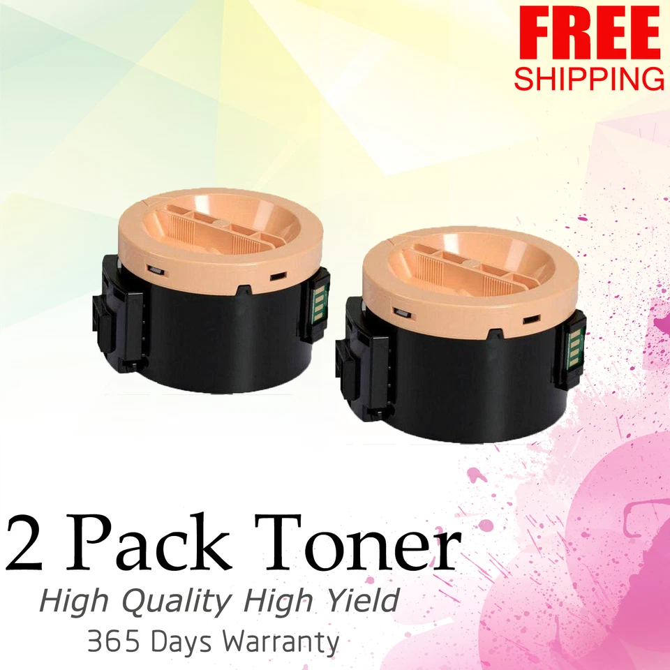 2× Black Toner for Xerox 106R02180 Compatible Xerox Phaser 3010 3040 Series - Image 1 of 1