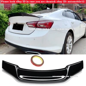 Alerón trasero FRP negro brillante para Chevrolet Malibu 2013-2024 - Imagen 1 de 15