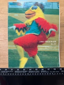 1990 Fayetteville Generals Minor League Baseball Program Roster Insert Unscored - Picture 1 of 4