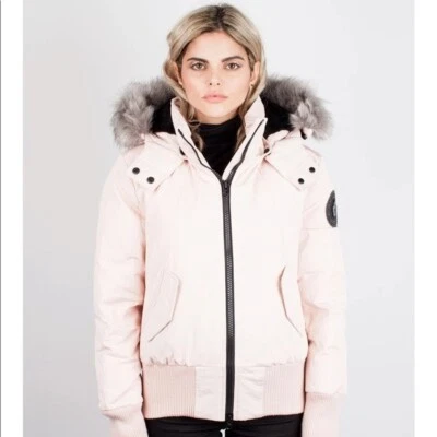 TOBOGGAN Canada Gabriella Pink Bomber sz S  - Image 1 of 4