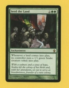 Seed the Land Salvaors of Kamigawa MTG - Foto 1 di 2