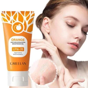 50g Gmeelan Orange Enzyme Facial Skin Scrub Gel Exfoliating Brightening ~ - Picture 1 of 11