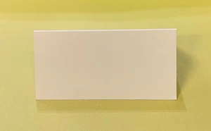 Tischkarten - schlicht elfenbein - Hochzeiten, Duschen, Einzelhandel (40 Stück) - Bild 1 von 3