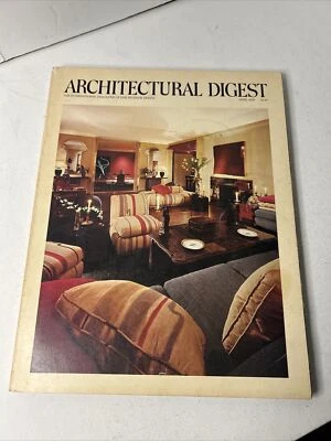 Architectural Digest April 1978 British Fashion Designer  Zandra Rhodes - Image 1 of 4