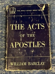 Vtg Acts of the APOSTLES by William Barclay HCDJ Daily Study Bible Series 1955 - Foto 1 di 11