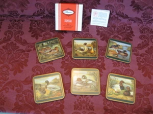 Pimpernel Acrylic Duck-Themed Coasters - Set of 6 - Excellent! - Picture 1 of 1