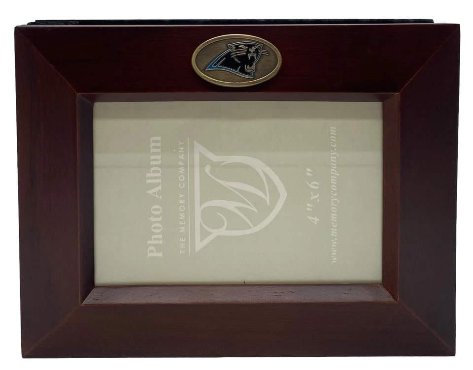 Álbum/libro de fotos de madera Carolina Panthers de The Memory Company-nuevo Foto 1 de 4