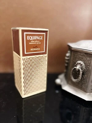 *CÓDIGO DE BARRAS DE COLECCIÓN* Hermes Equipage AFTERSHAVE SPRAY 100 ml 3,4 oz DESCONTINUADO Foto 1 de 4