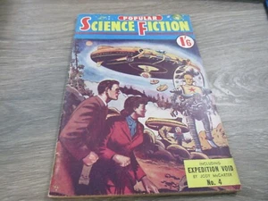 POPULAR SCIENCE FICTION ISSUE #4 RARE 50'S PULP AUSSIE SCIENCE FICTION DIGEST - Picture 1 of 3