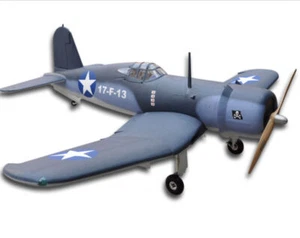 Cuerpo de fibra de vidrio F4U Corsair 94" V2 100CC ARF escala gasolina modelo de avión de radiocontrol - Imagen 1 de 5