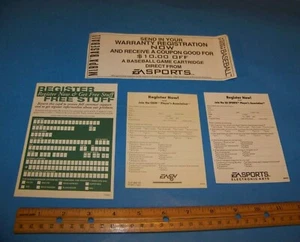 Electronic Arts lotto misto coupon promozionali e iscrizioni vintage  - Foto 1 di 5