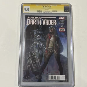 Star Wars Darth Vader #3 2015 CGC 9.0 SS Adi Granov 1. Doktor Aphra & 0-0-0 - Bild 1 von 3