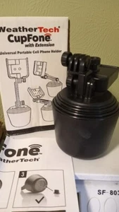 WeatherTech CupFone Universal Adjustable Cell Phone Cup Holder Car Mount (49A) - Photo 1 sur 5