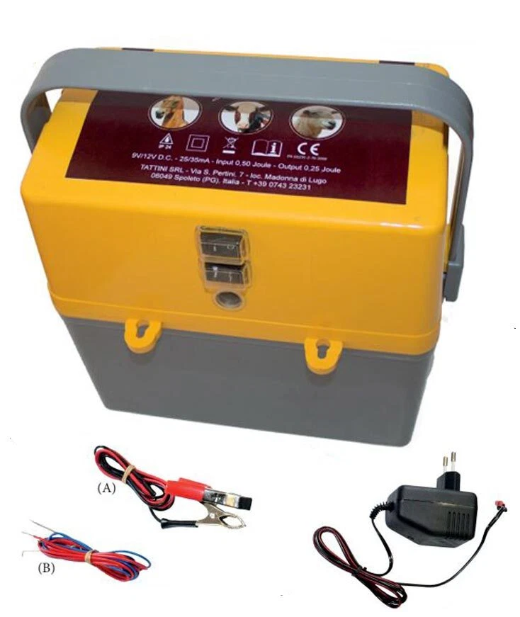 Alimentation par batterie 9V/12V et 230V pour clôtures jusqu'à 6 km Daslo  - Photo 1/1
