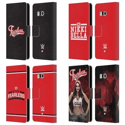 OFFICIAL WWE NIKKI BELLA LEATHER BOOK WALLET CASE COVER FOR HTC PHONES 1 - Image 1 of 4
