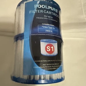 POOLPURE PLF-INT S1 Replacement Filter Cartridges 2 Pack. New - Picture 1 of 3