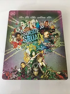 SUICIDE SQUAD BLURAY 3D + BLURAY STEELBOOK 3 DISCS SET DC COMICS - Imagen 1 de 5