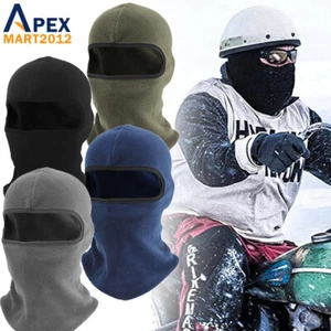 Winter Balaclava Hat Windproof Thermal Fleece Warm Ski Snow Full Face Neck Mask - Picture 1 of 14