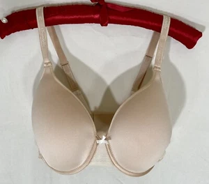 Chantelle 32DDDD Bra Beige C Ideal Back Smoothing T-Shirt 19510 - Bild 1 von 10