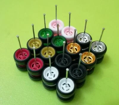 Hot Wheels pneumatico in gomma a 4 razze - 8 set JDM (8 colori MIX) Tempo lim... - Immagine 1 di 3