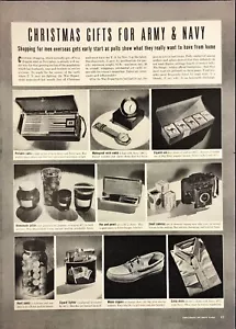 1942 Christmas Gifts for Army & Navy WWII Vintage Magazine Article - Picture 1 of 8
