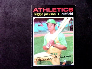 1971 TOPPS #20 REGGIE JACKSON..NO CREASES..ATHLETICS..HOFAMER - Picture 1 of 2
