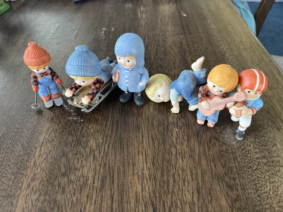 Lote Mixto Cerámica Enesco Country Cousins Vintage Años 80’s Foto 1 de 4