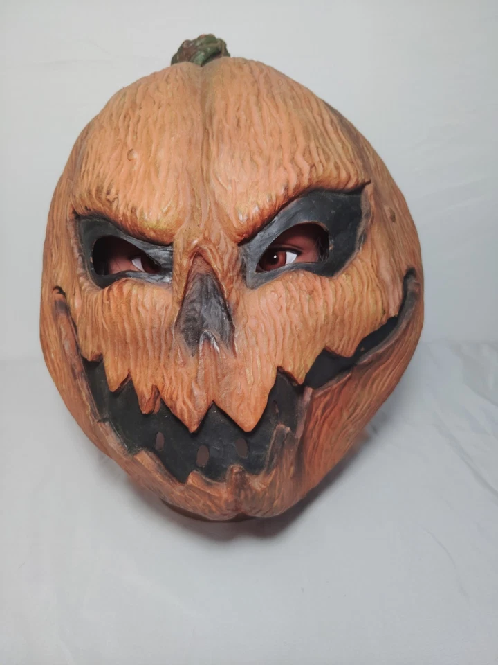 Máscara de calabaza malvada de rubí de Halloween de colección aterradora envío gratuito  Foto 1 de 4