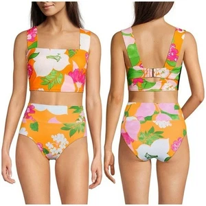 Lands end square neck bikini top size 6 - Bild 1 von 3