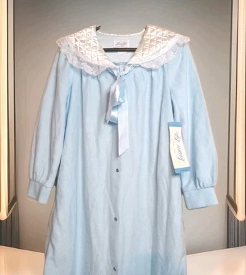 1960 Novo Casaco Feminino TAM-M LAZER LIFE HOUSE Encaixe Completo Lã Azul 55" de Altura - Imagem 1 de 4