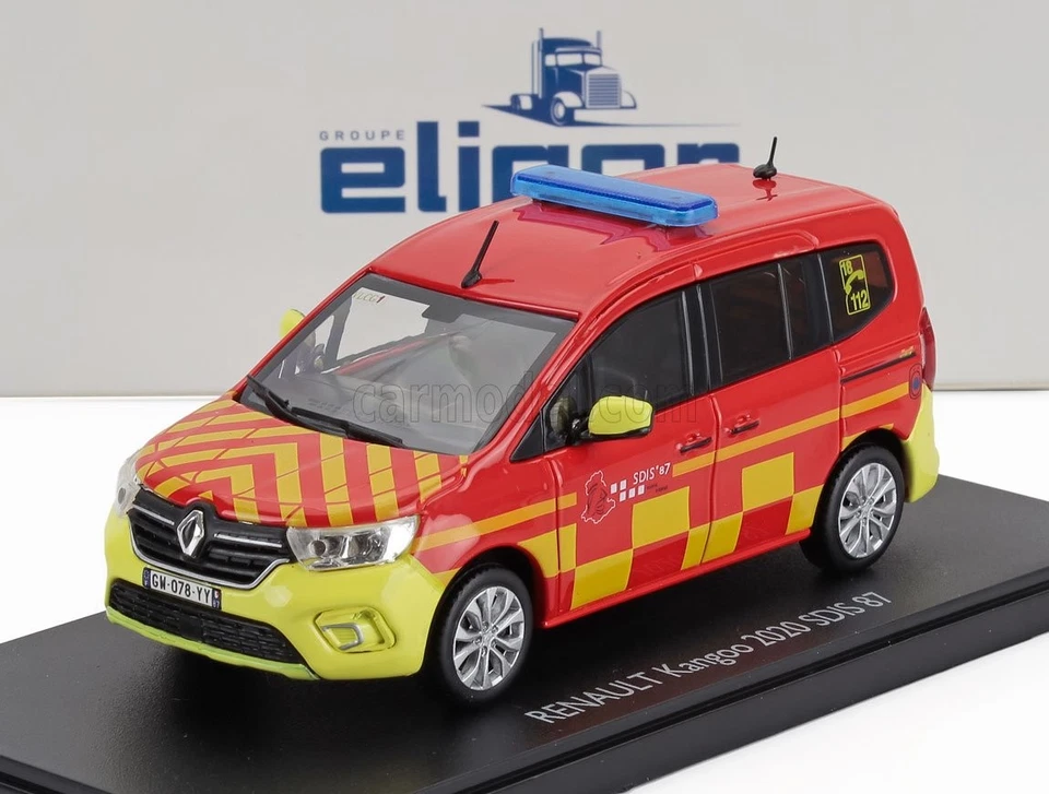 1/43 ELIGOR - RENAULT - KANGOO SDIS 87 SAPEURS POMPIERS 2020 101668 - Immagine 1 di 1