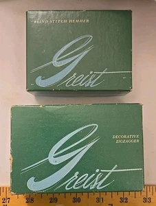 Accesso macchina da cucire vintage Greist. Orlo punto cieco e zigzagger decorativo - Foto 1 di 9