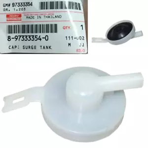 Surge Tank Cap Cover Water Tank White For Isuzu D-Max 2003-2011 Genuine - Picture 1 of 5