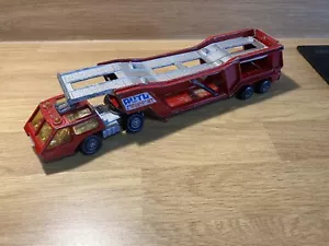 Matchbox Superkings K-10 Car Transporter Cab And Trailer - Picture 1 of 15