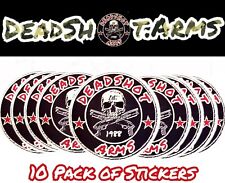 10 Pack of Deadshot Arms 4in Vinyl Decals