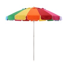 8ft Rainbow Beach Umbrella