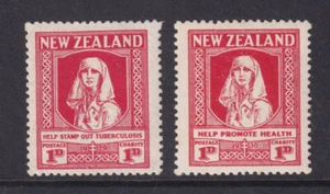 New Zealand 1929 1930 1d+1d Health Stamps MINT medium hinge - Picture 1 of 2