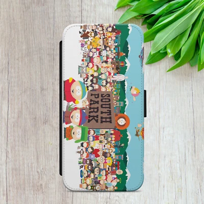 SOUTH PARK KENNY CARTMAN FLIP CASE FOR IPHONE SAMSUNG GOOGLE WALLET PHONE COVER - Image 1 of 4