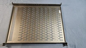 Connect-Tek Kendall Howard 1U Vented 4-Point Adjustable Shelf ** NO RACK NUTS ** - Picture 1 of 7